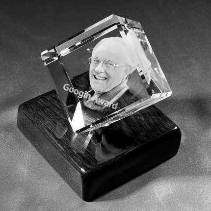 Cubo de Esquinas Cortadas de Cristal - Tamaño Pequeño